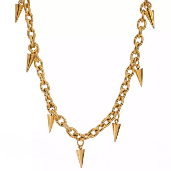 18K gold plated necklace - Picture 2 of 7